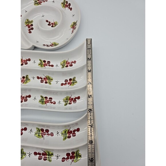 California Pantry Divided Serving Dishes by Julia Junkin 2 Rectangular 1 Round - Picture 5 of 8